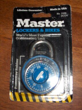 Vintage Master Combination Lock